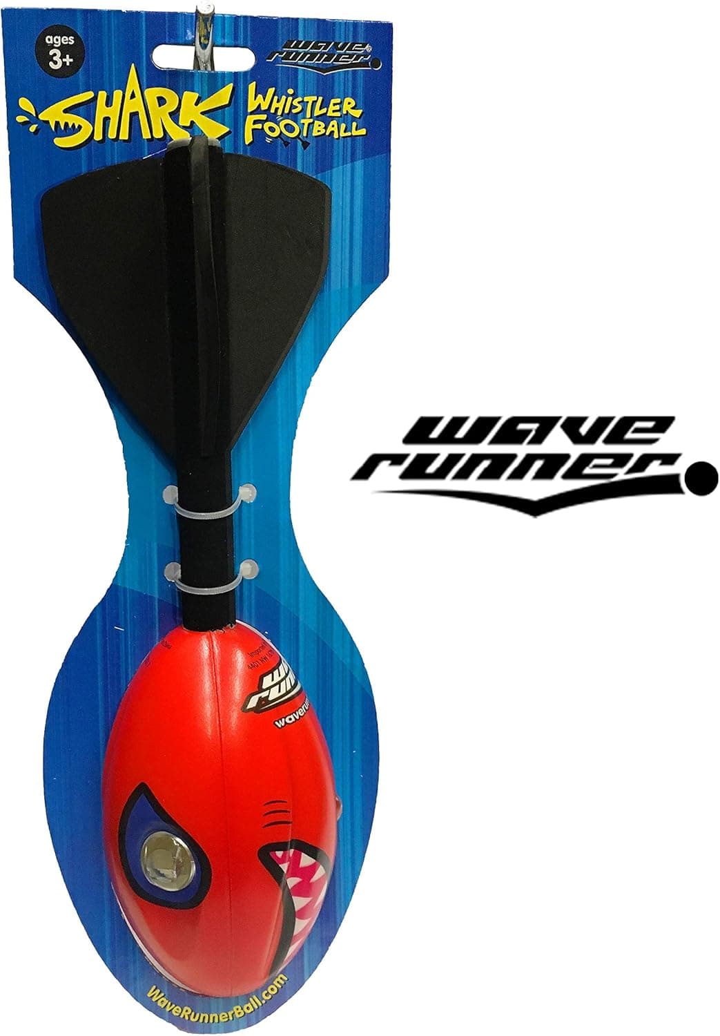 Wave Runner Grip Shark Whistler Football The Shark Ball That Flies and Whistles.