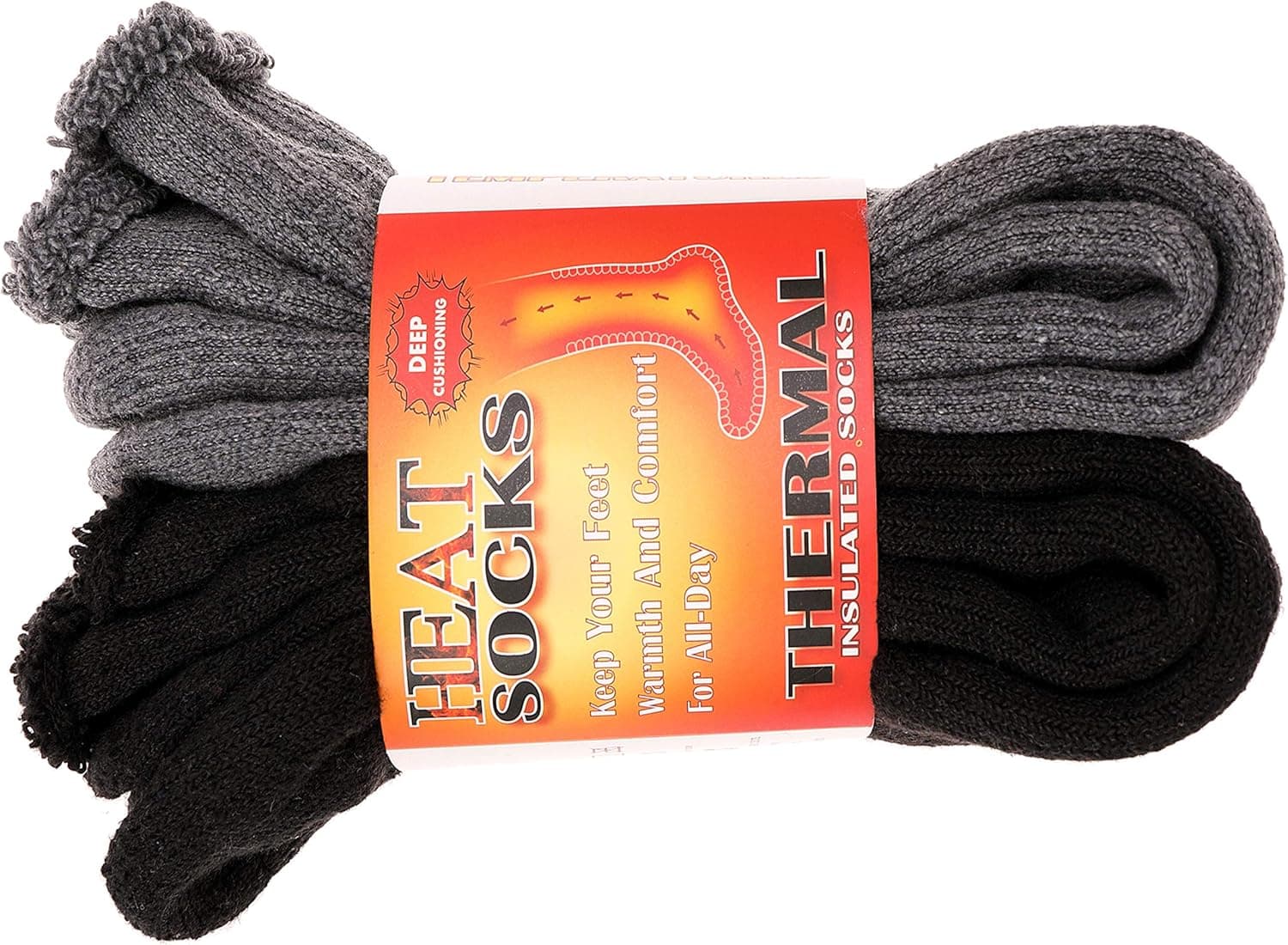 Girls Wool Socks Soft Warm Thermal Thick Cotton For Kid Child Boy Winter Crew Socks 6 Pair（Blue）