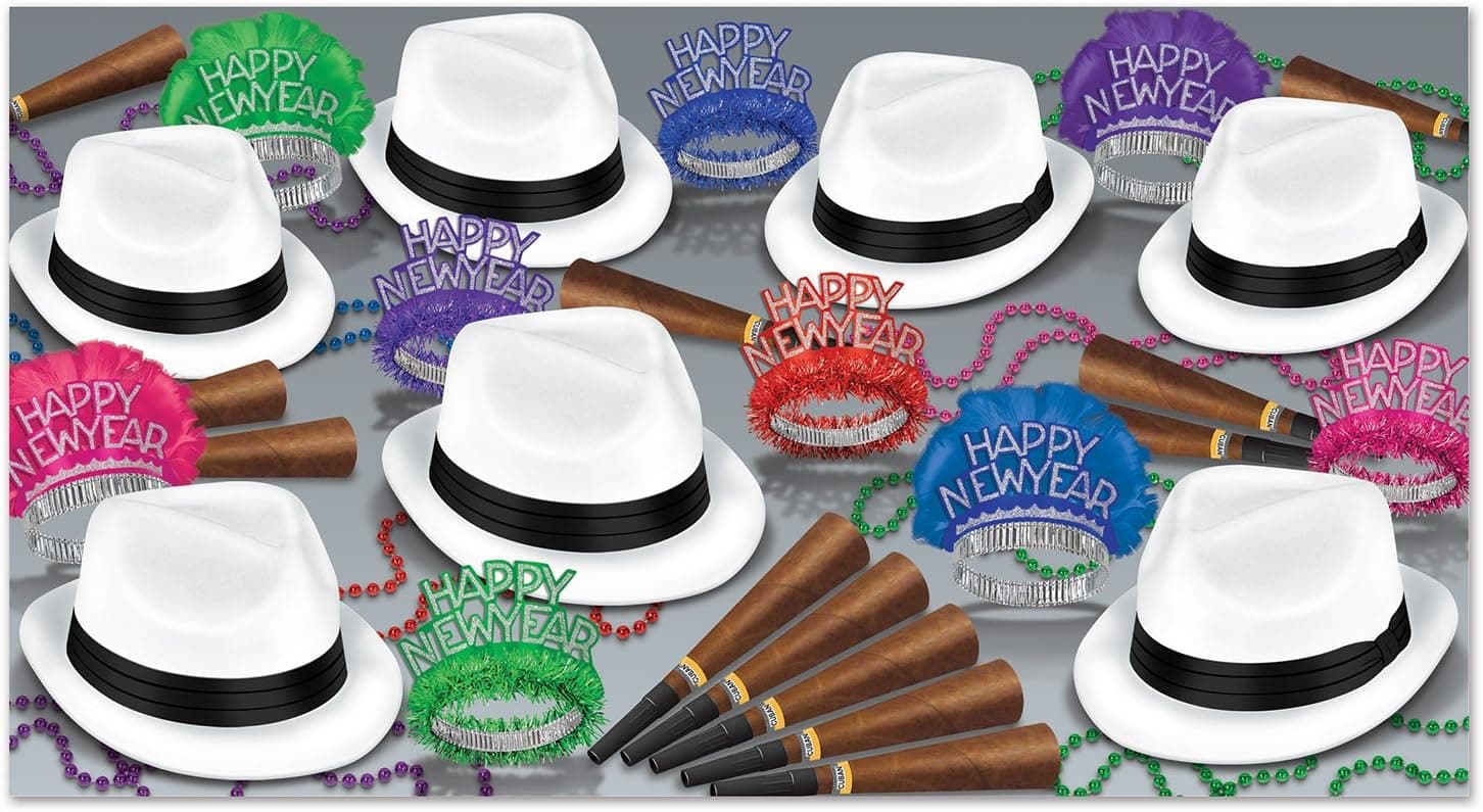 Havana New Years Eve Party Kit Assortment for 10