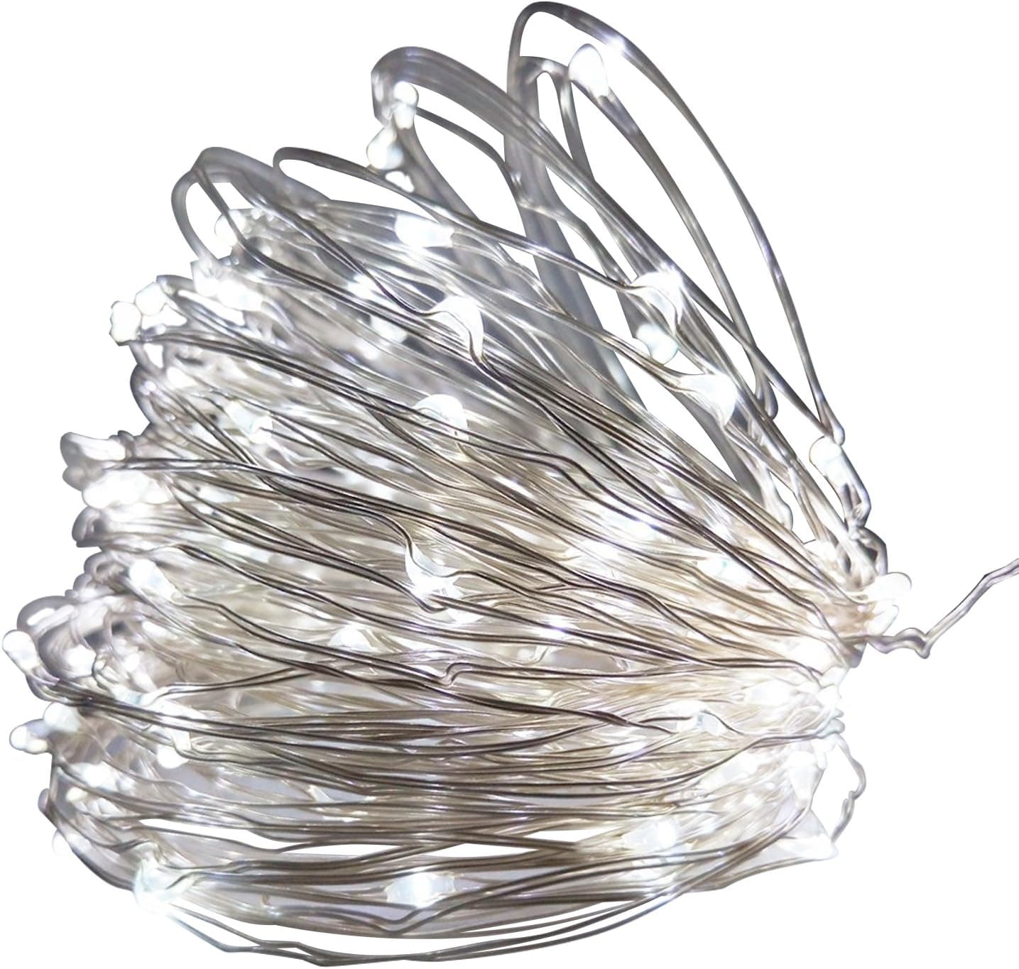 Solar String Lights, Kumeda 72ft 150 LEDs 2 Working Models Outdoor Waterproof Solar Powered Starry Decorative Lights String for Gardens, Patio, Backyard, Christmas Party (White Color)