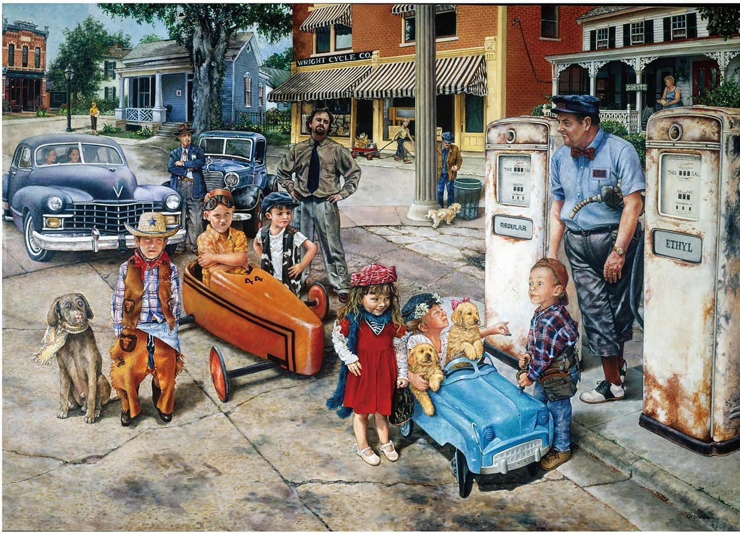 1000 Piece Jigsaw Puzzle Lager Puzzle for Adults, Car and Children