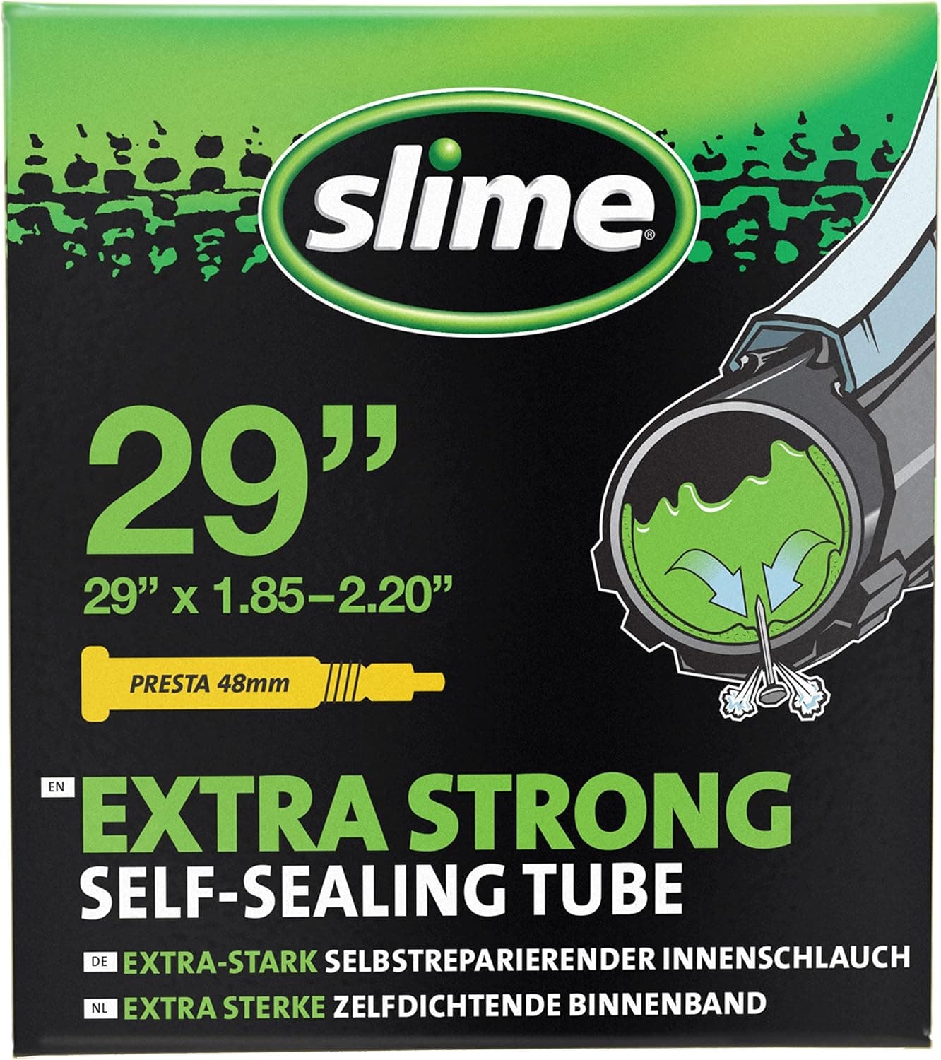 Slime Bike Inner Tube with Slime Puncture Sealant