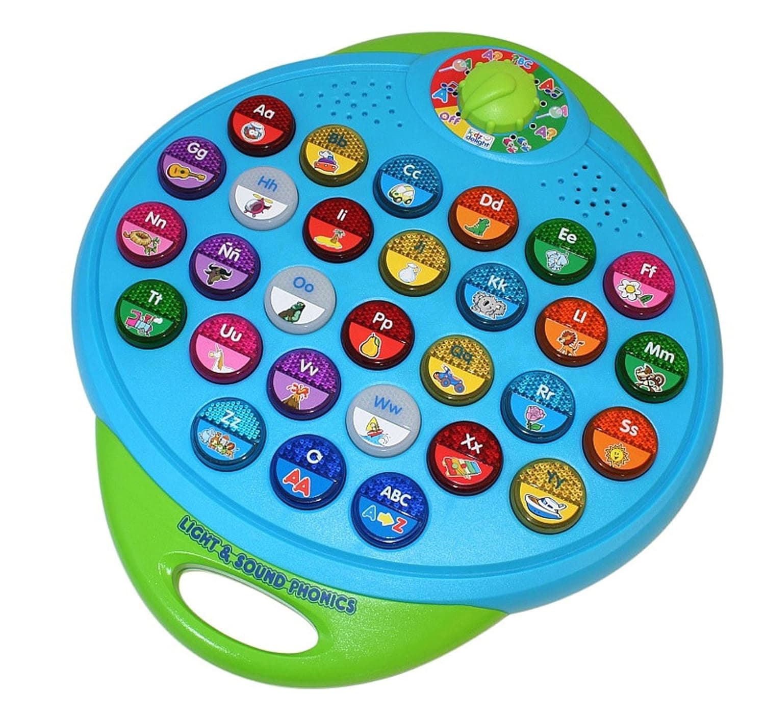 Kidz Delight Bilingual Light N Sound Phonics, Blue (Discontinued by Manufacturer)