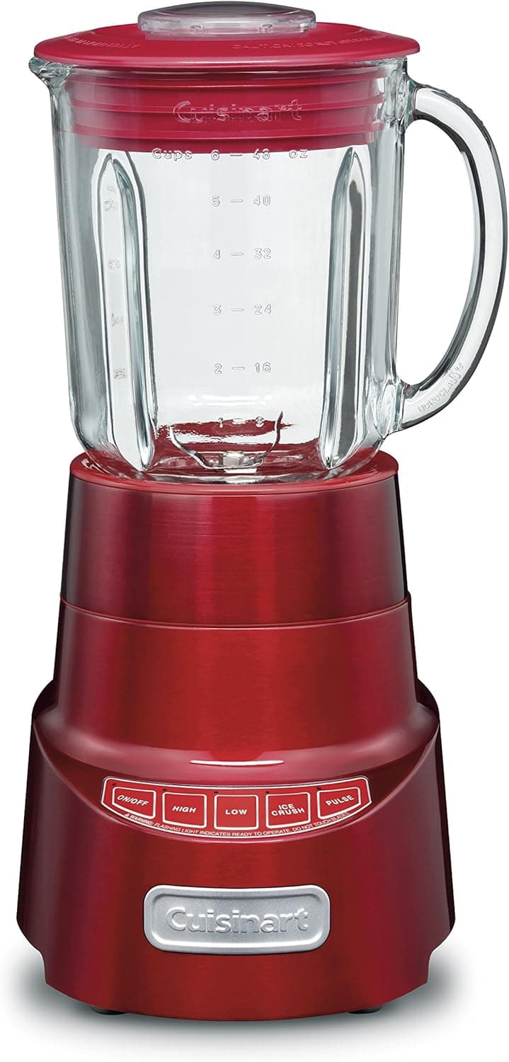 Cuisinart SPB-600MRFR 4 Speed Blender; Red (Renewed)