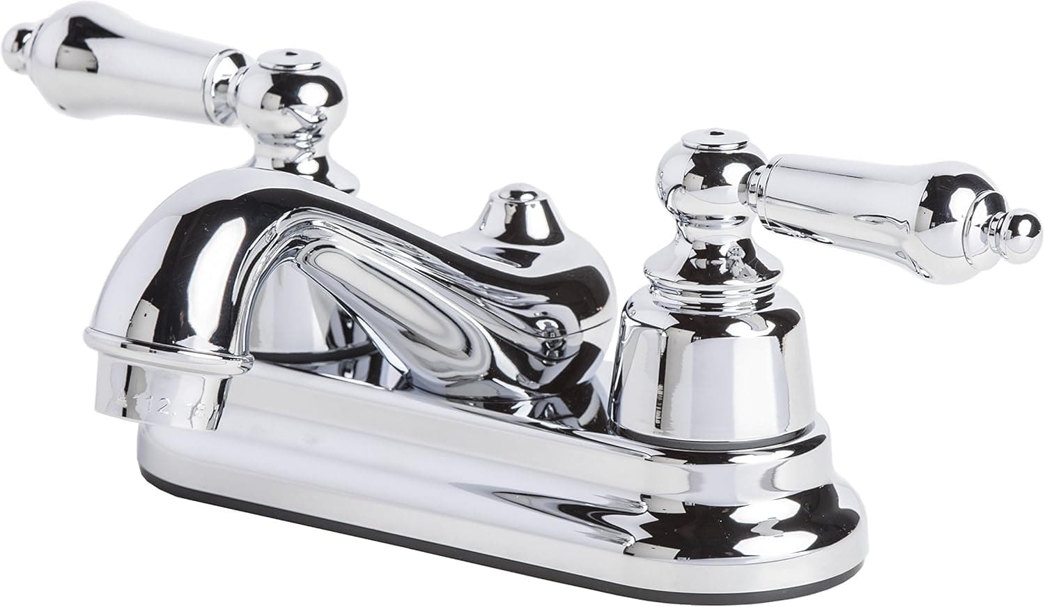 Laguna Brass 2004CP RV Mobile Home Non-Metallic Centerset Lavatory Faucet, Chrome Finish