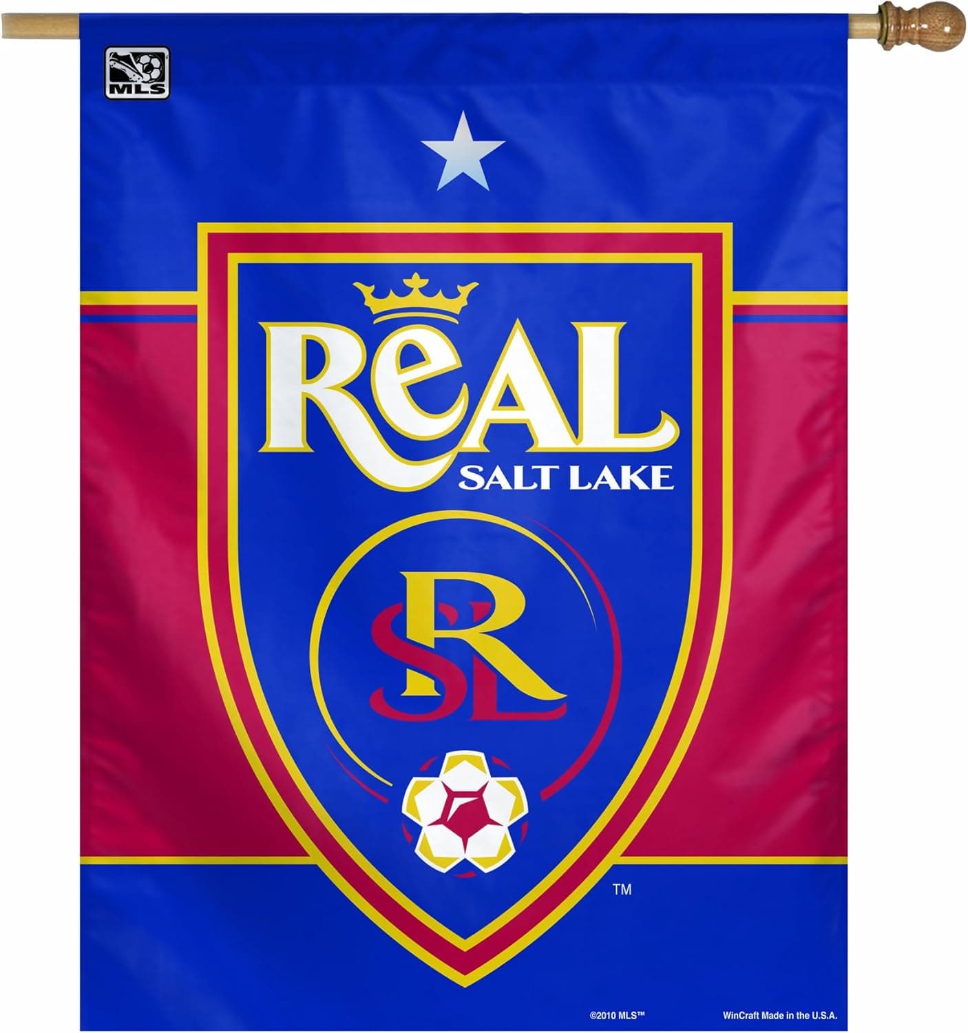 MLS Real Salt Lake 27-by-37 Inch Vertical Flag