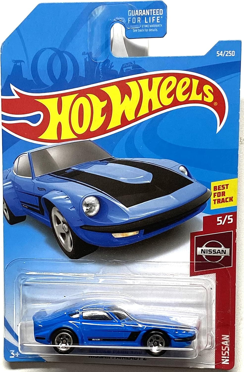 Hot Wheels Nissan Series 5/5 Nissan Fairlady Z 54/250, Blue