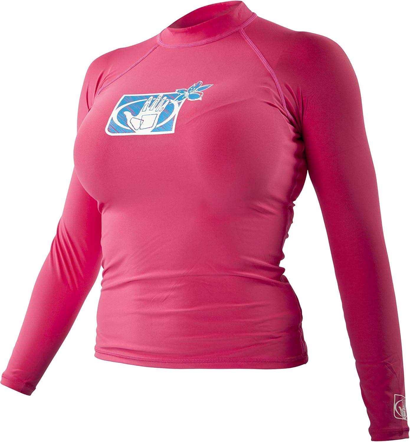 Body Glove 13211W Women's L/A Basic Fitted Long Sleeve Rashguard Top