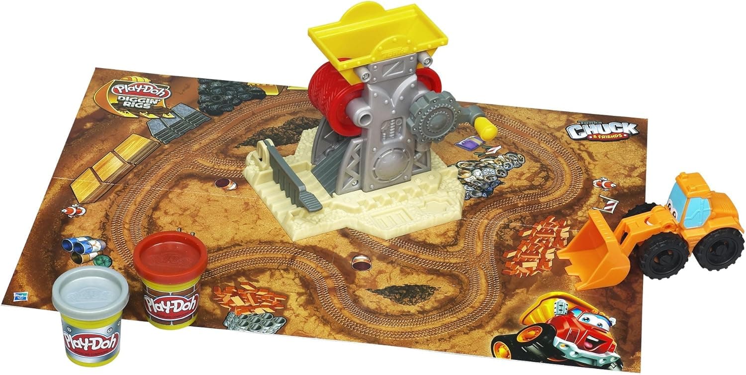 Play-Doh Diggin' Rigs Tonka Chuck 'N Friends Brick Mill Set