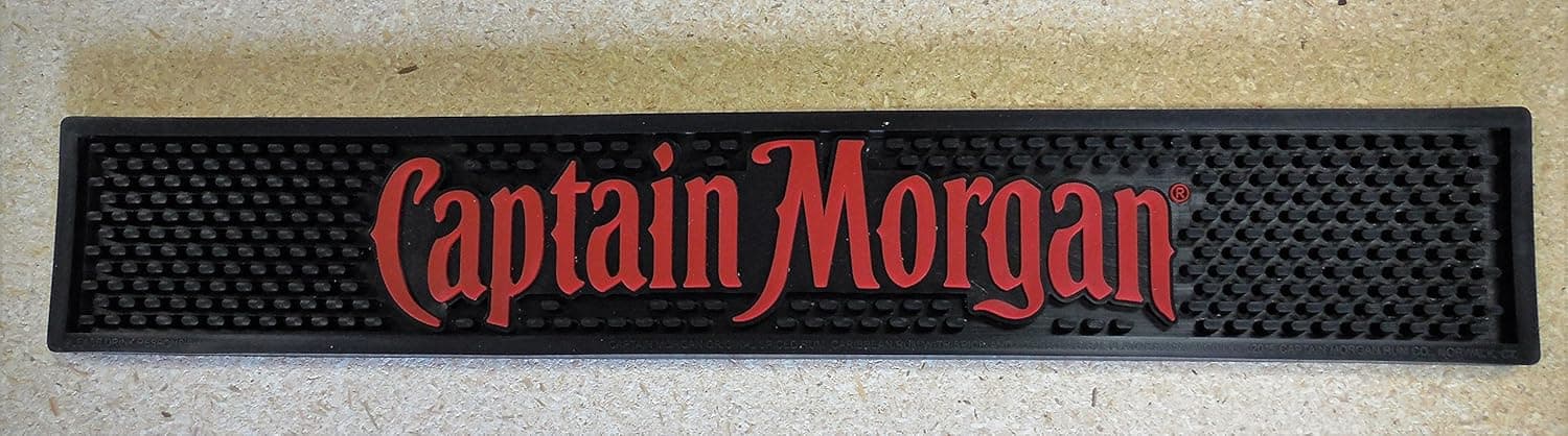 Captain Morgan Bar Rail Spill Mat - NEW