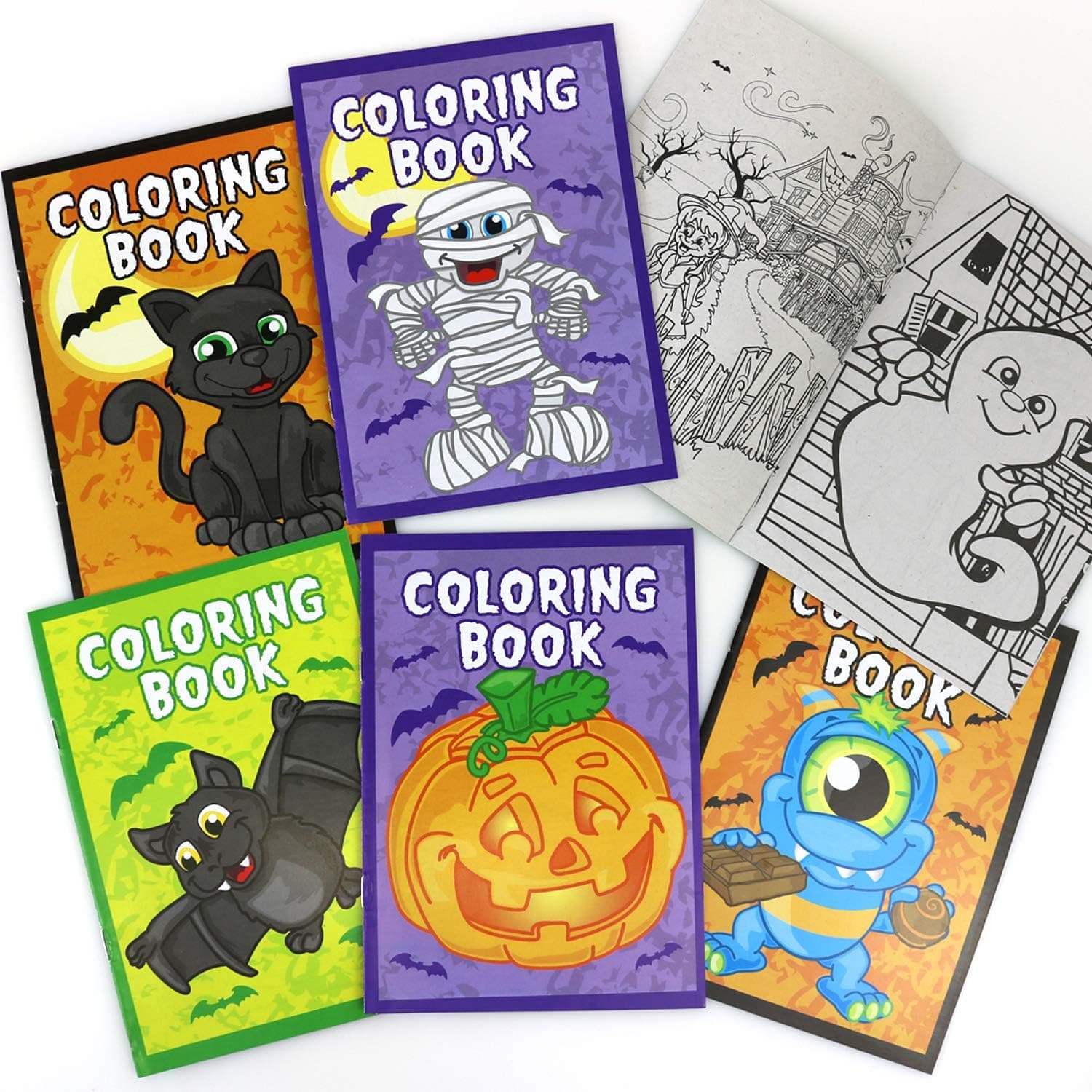GiftExpress® Pack of 72 5"X7" Halloween Coloring Books for Kids