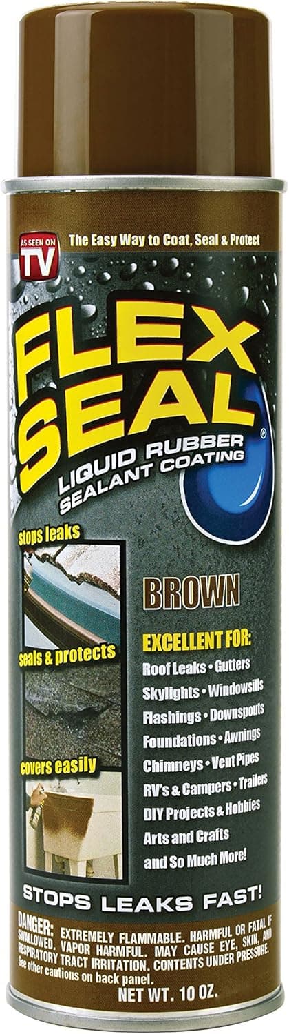 Flex Seal Spray Rubber Sealant Coating, 10-oz, Brown