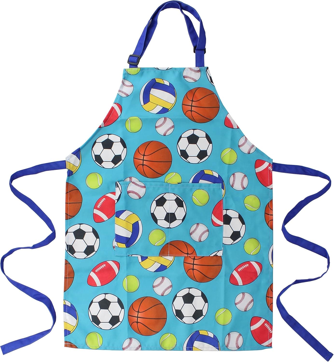 Kids Apron - Dual Pockets - chef, kitchen, cooking, garden, artist, painting, cleaning, baking, pottery - gift boys, girls