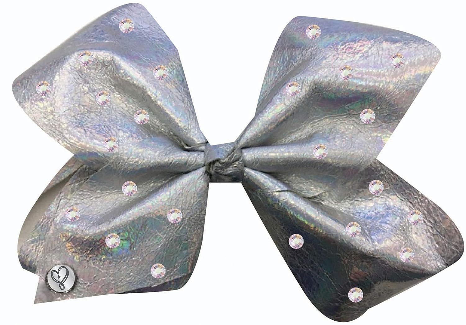 JoJo Siwa 7 Inch Large JOJO Bow with Metal Pin Barrette Clip On Card Ribbon Headpiece Hair Accessory for Little Girls, Teens - Jo Jo Big HairBow Signature Collection