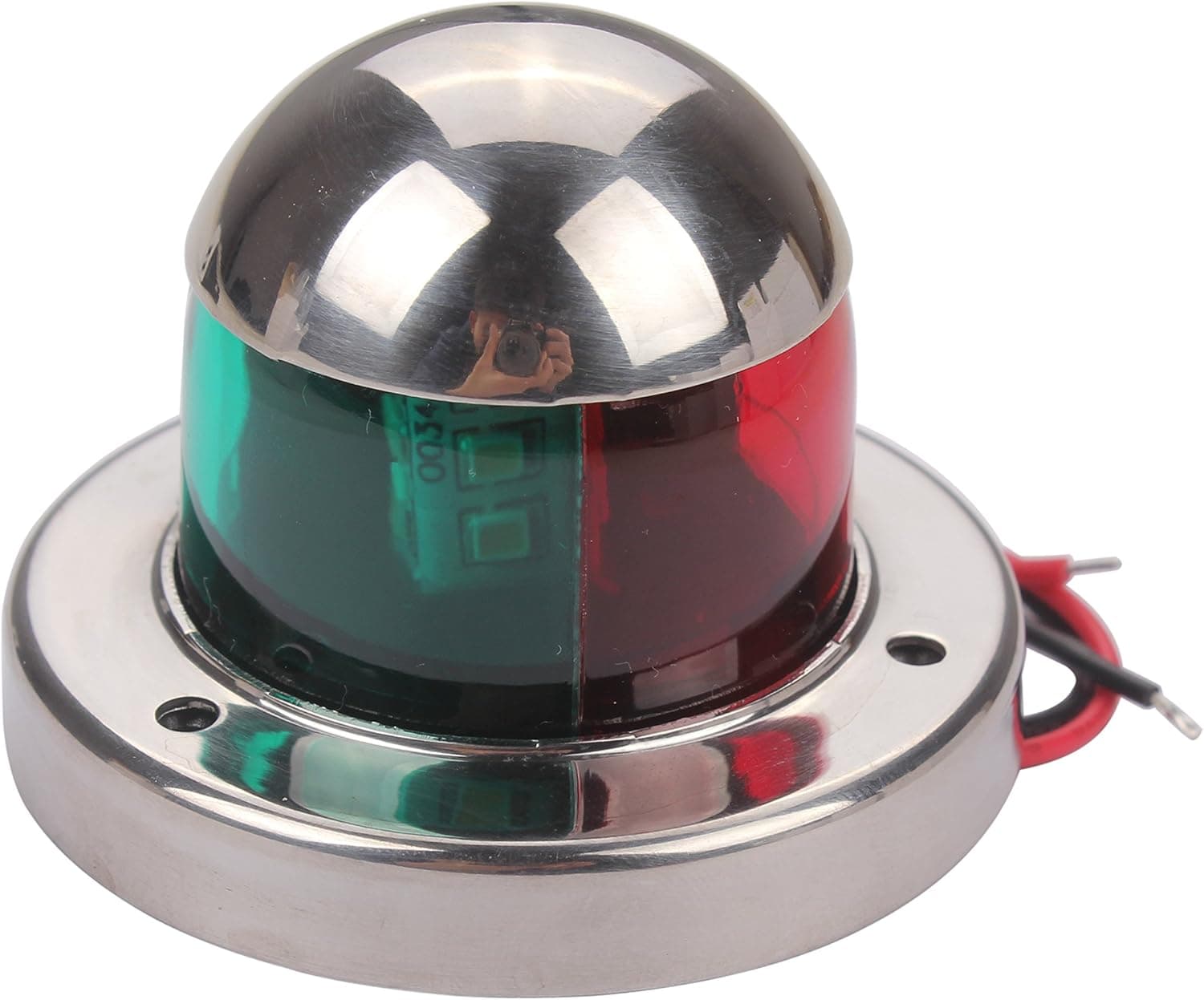 Zowaysoon Marine Bow Light 12V Bi Color LED Navigation Lights Stainless Steel for Boat Yacht