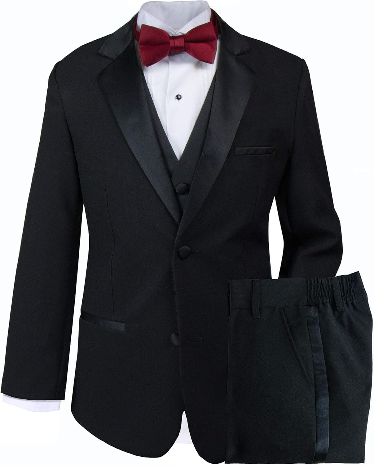 Spring Notion Big Boys' Modern Fit Tuxedo, No Tail