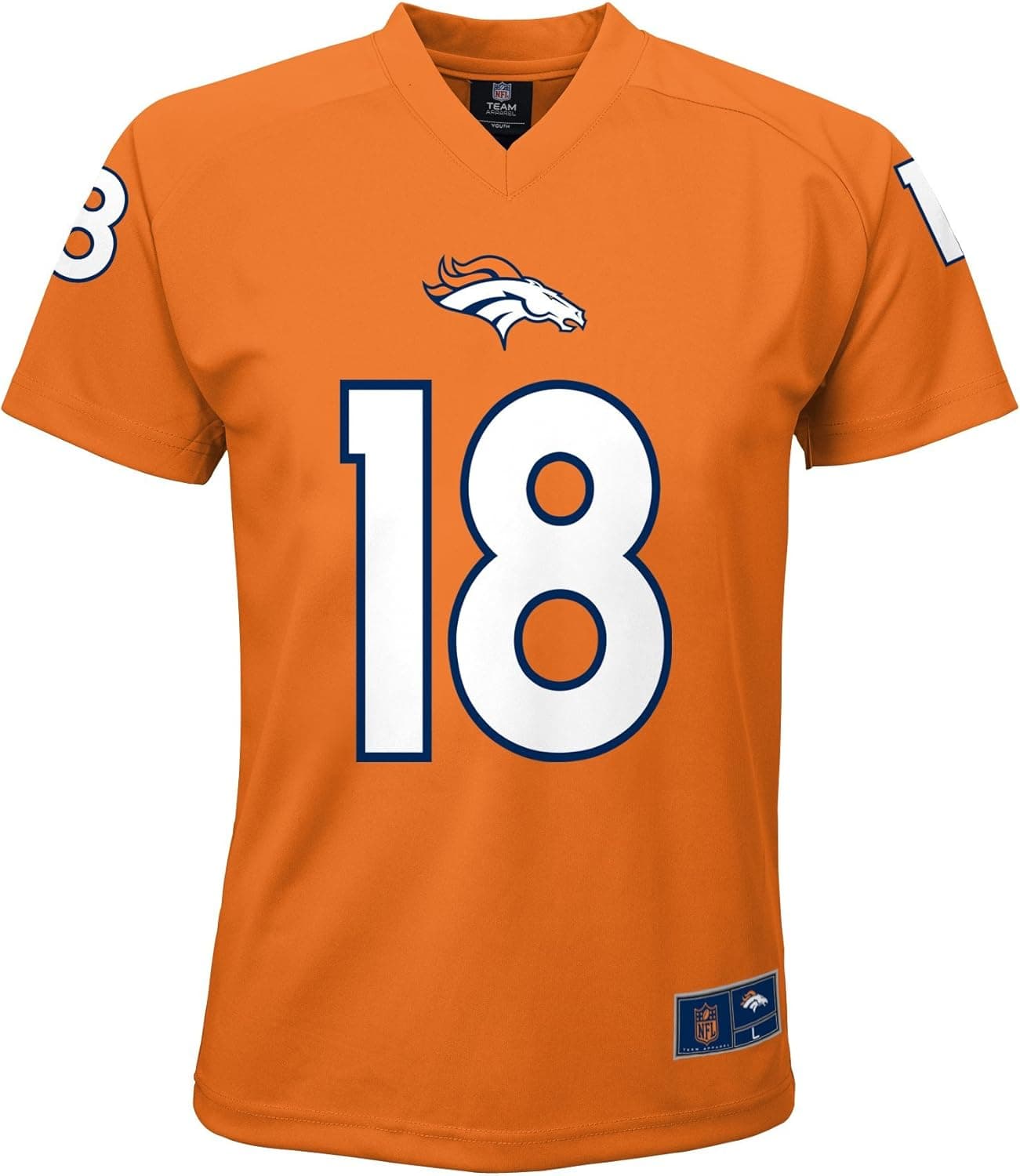 NFL Youth Boys 8-20 FASHION PERF.TEE -TMC Orange M (10-12)