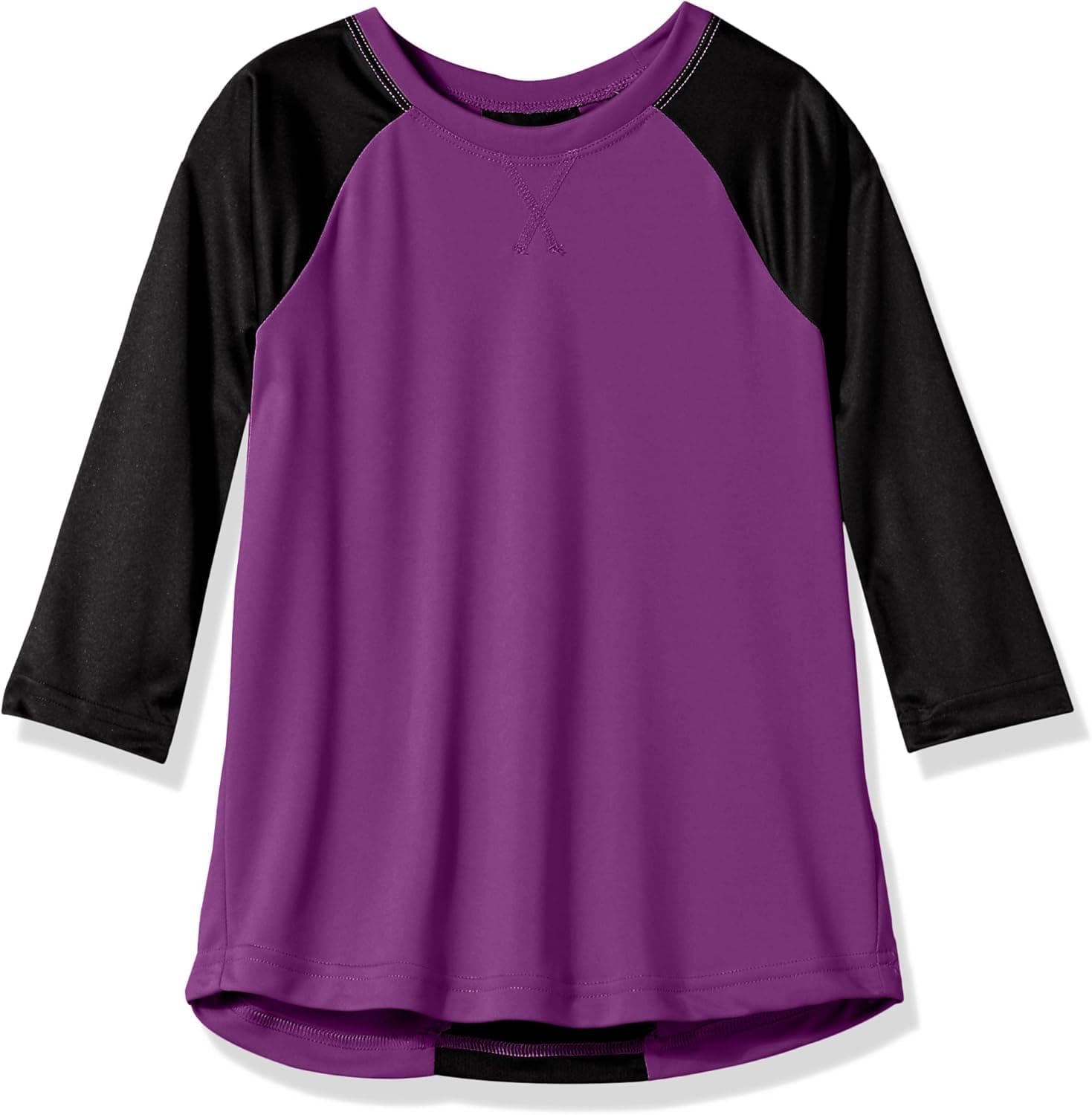 Soffe Girls' Big Baseball Raglan W Mesh