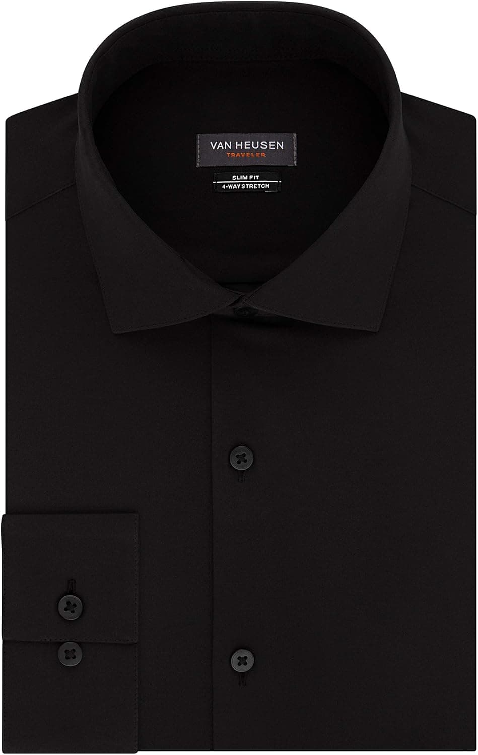 Van Heusen Men's Dress Shirt Slim Fit Traveler Stretch