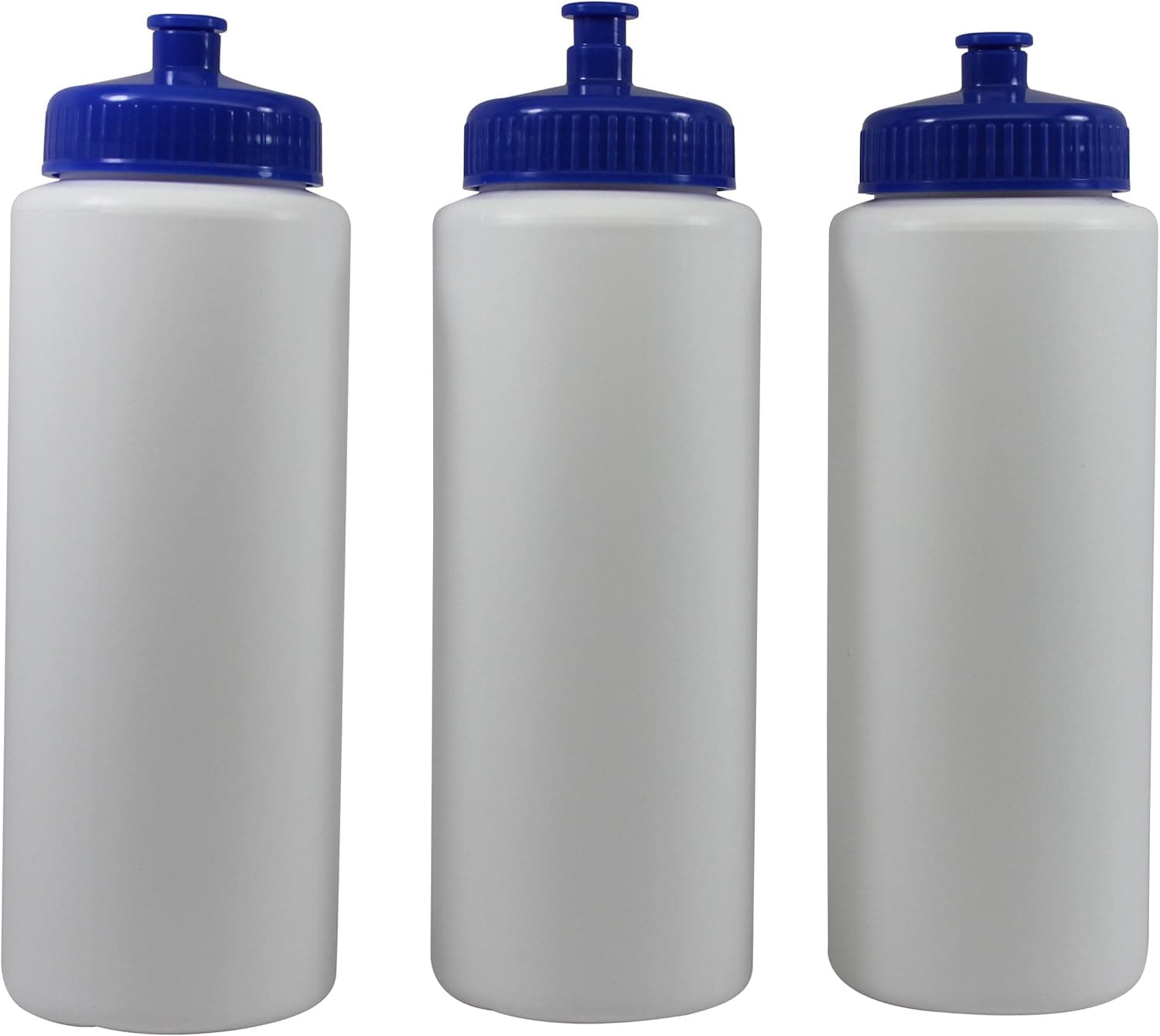 Sports Squeeze Water Bottles Push/pull Cap Wide Mouth 32 Ounce Bpa-free Plast.