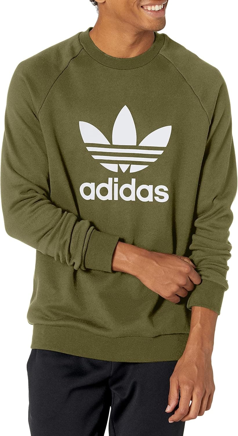 adidas Originals Men's Adicolor Trefoil Crew Neck