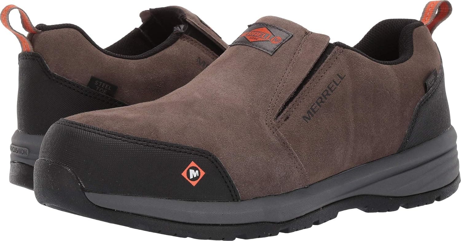 Merrell Men's Steel Toe Windoc Moc St-Boulder
