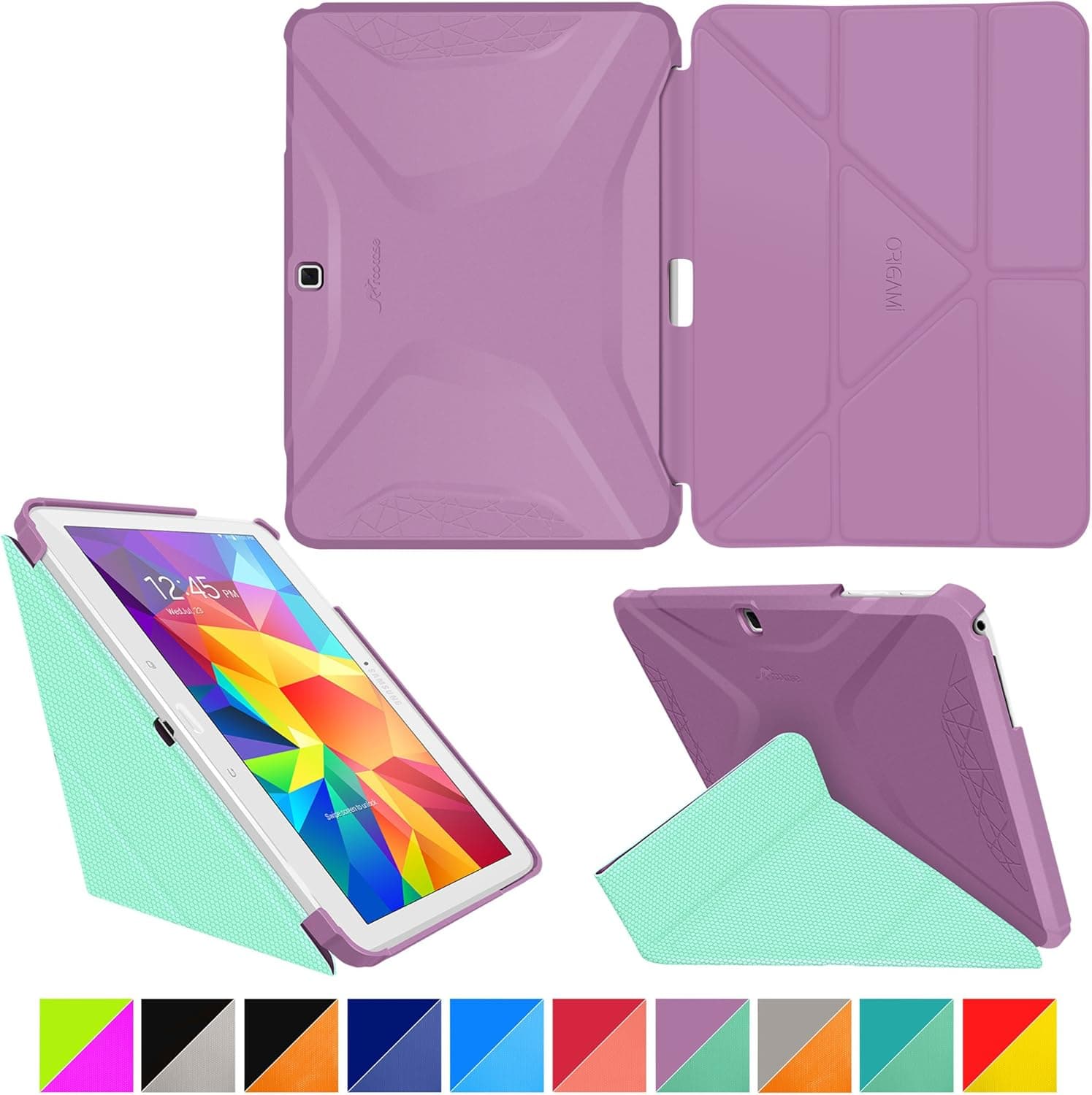 Galaxy Tab 4 10.1 Case, Samsung Galaxy Tab 4 10.1 Case, Purple/Mint