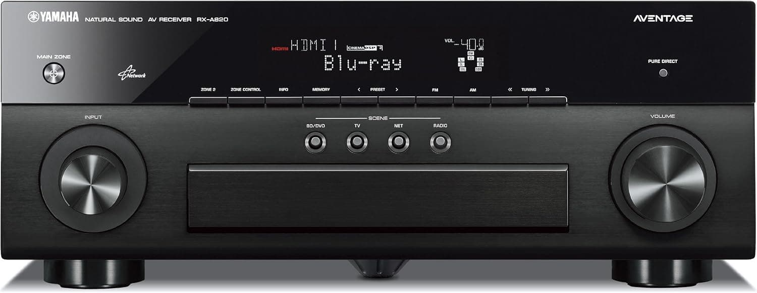 Yamaha Rx-a820 7.2- Channel Network Aventage Av Receiver (Discontinued by Manufacturer)
