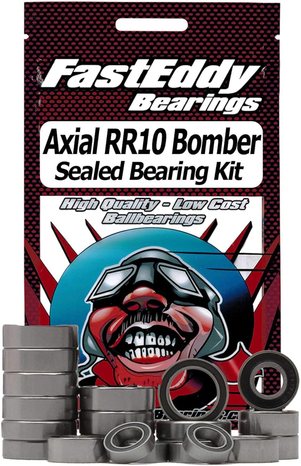 FastEddy Bearings Sealed Bearing Kit Axial RR10 Bomber TFE4212 Electric Car/Truck Option Parts