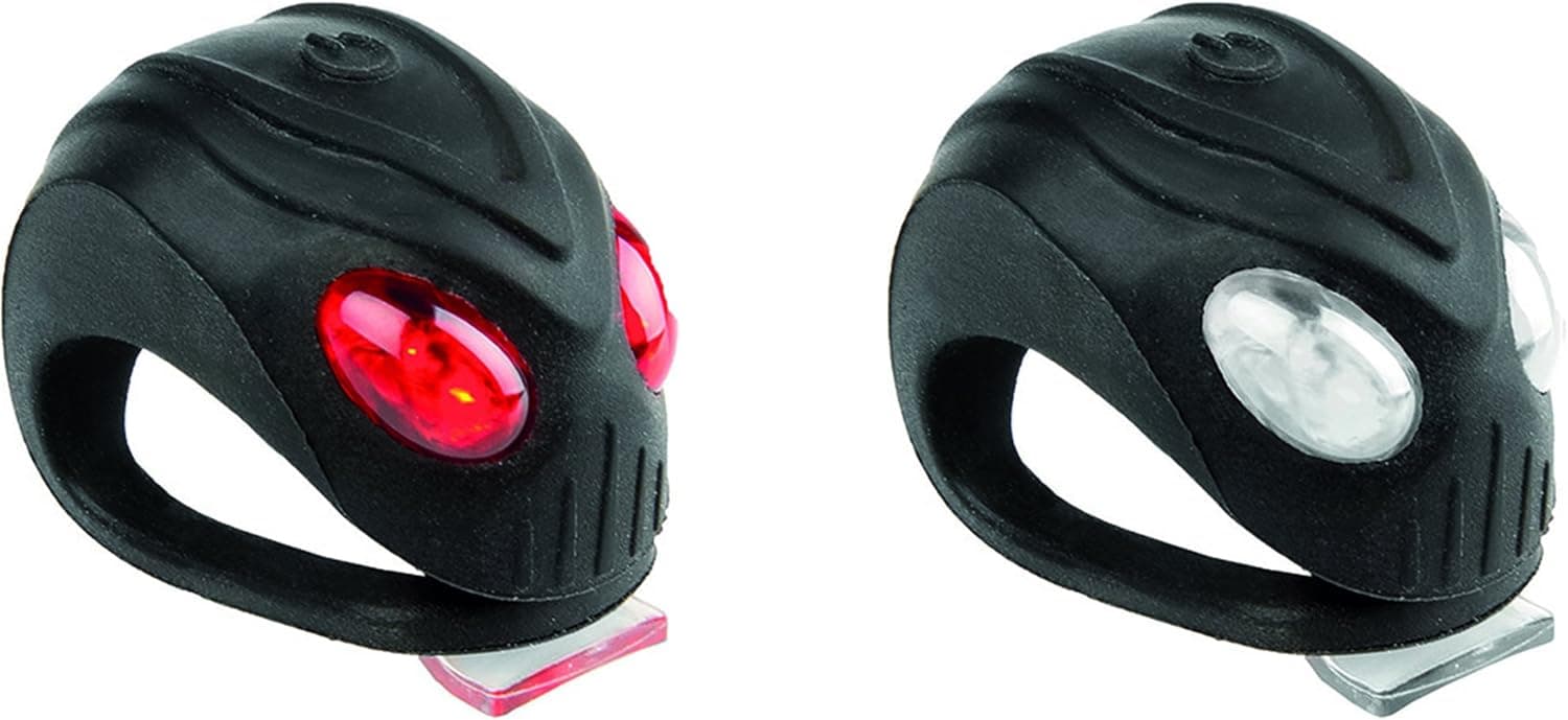 M-Wave Mamba Silicon Headlight/Taillight Combo, Black