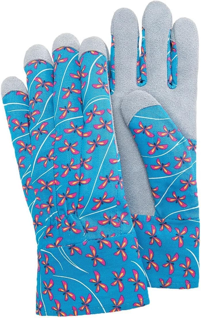 MAGID DAZ162T Dazzle Leather Palm & Print Back Glove