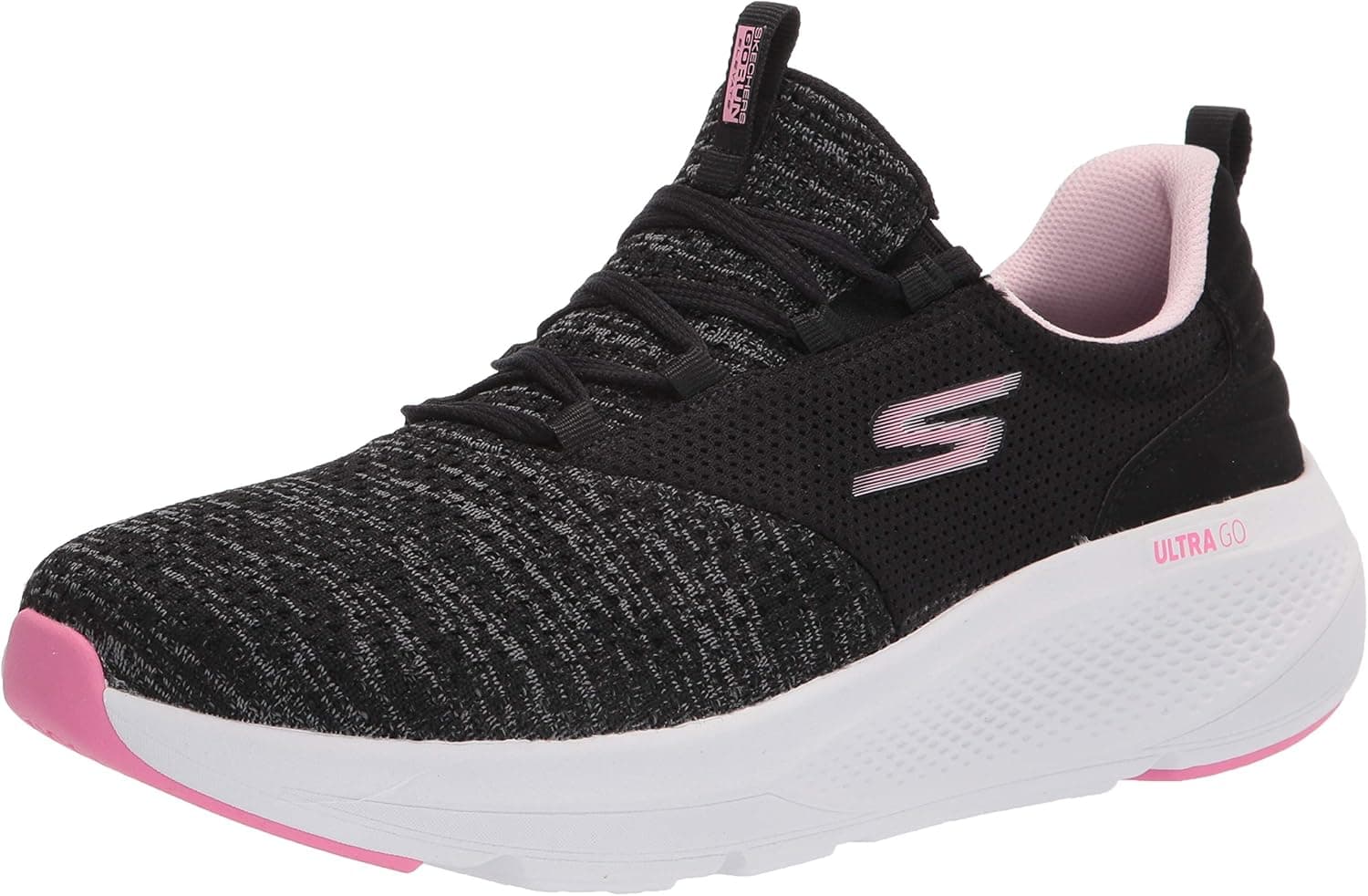 Skechers Women's Go Run Elevate Knit Lace Up Sneaker