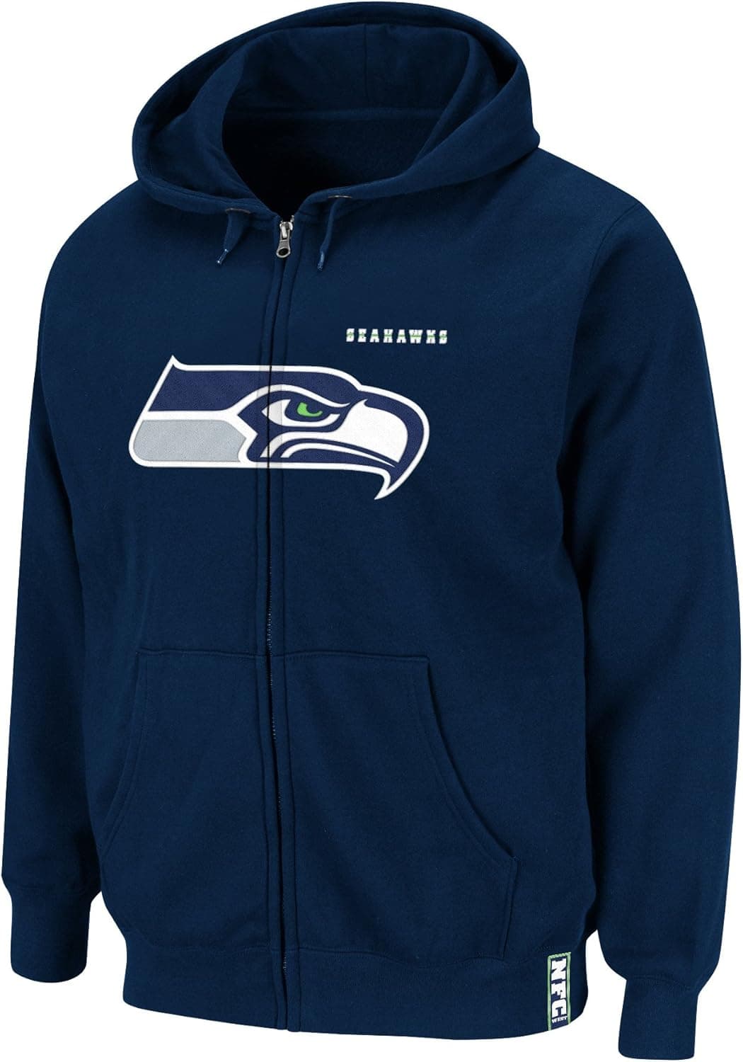 NFL Seattle Seahawks Men's Classic Heavyweight IV Fleece Jacket, Navy, Large