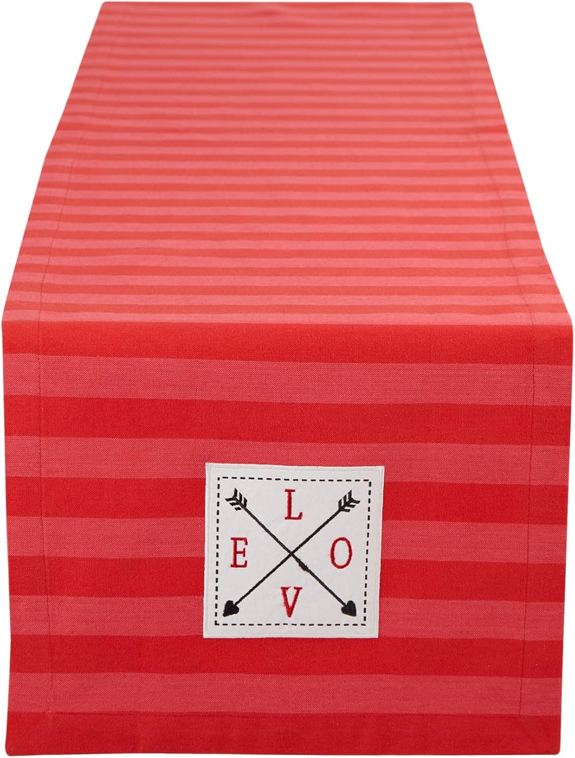 DII Valentine's Day Table Top Collection, Table Runner, 14x108, in Love