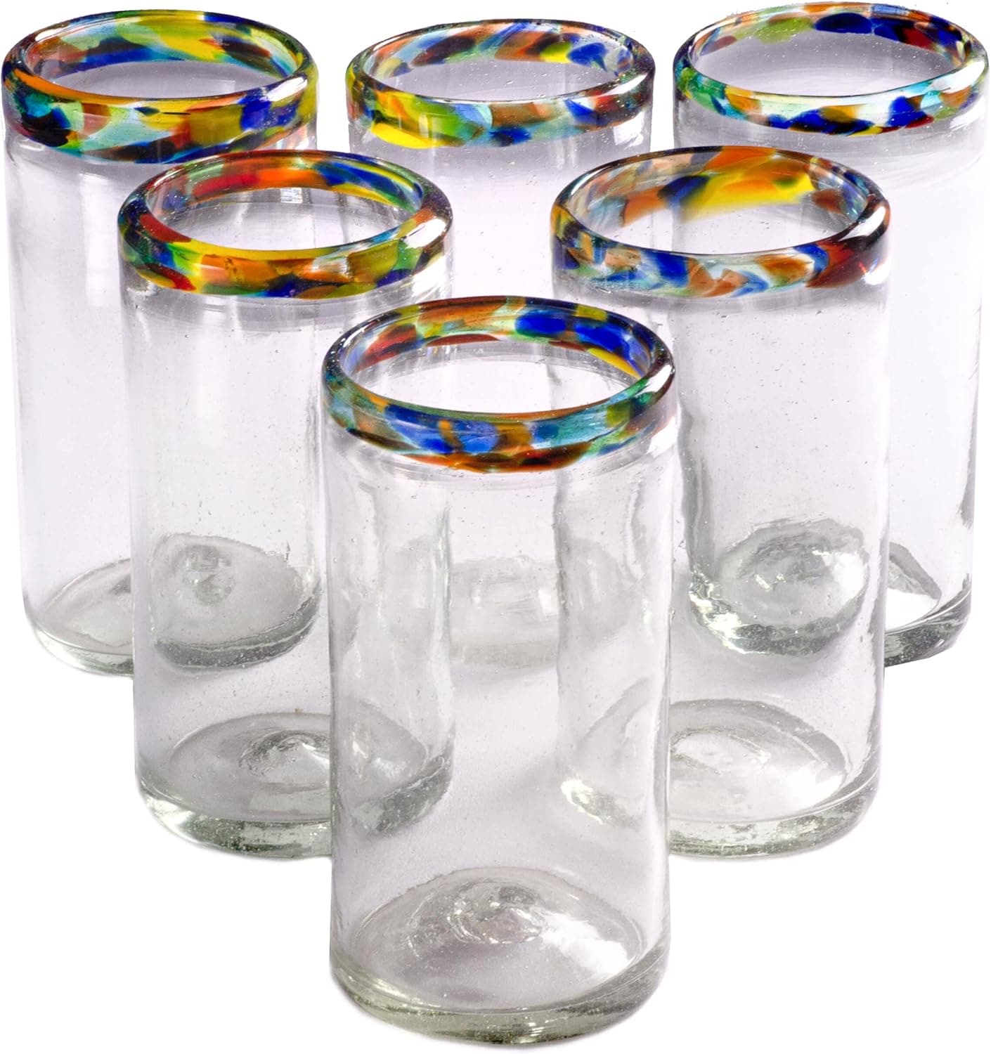 Orion Confetti Rim Perfecto Tumbler 16 oz. - Set of 6