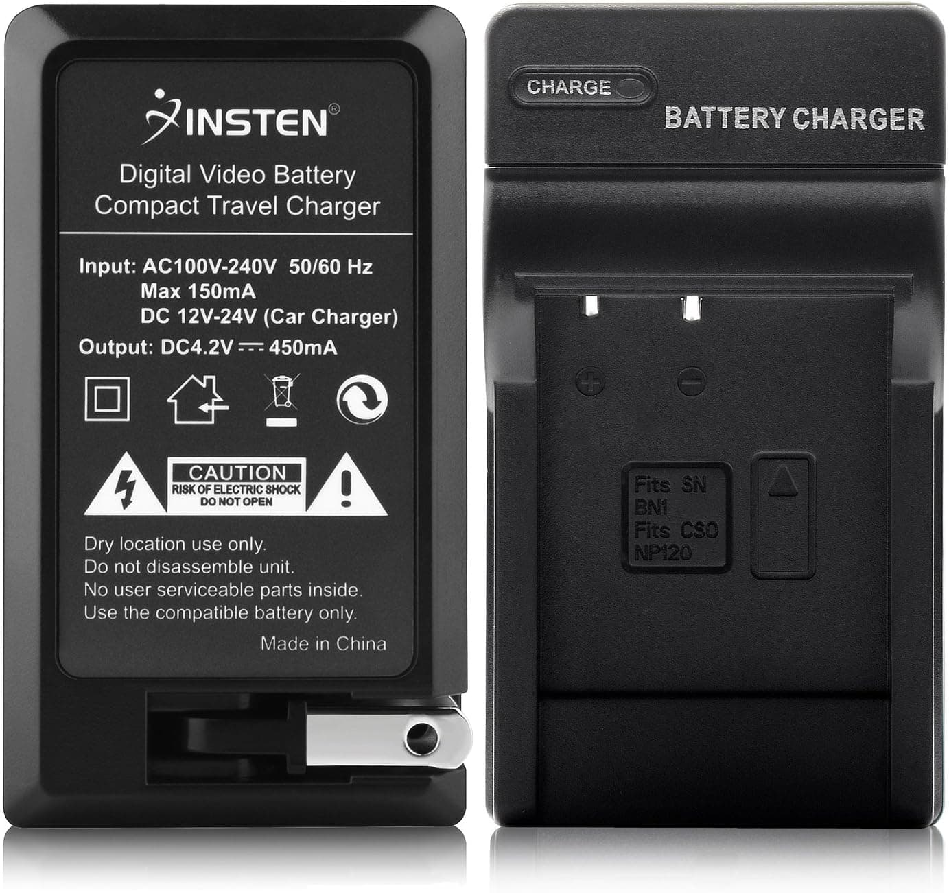 Insten Compact Battery Charger Set for Sony NP-BN1