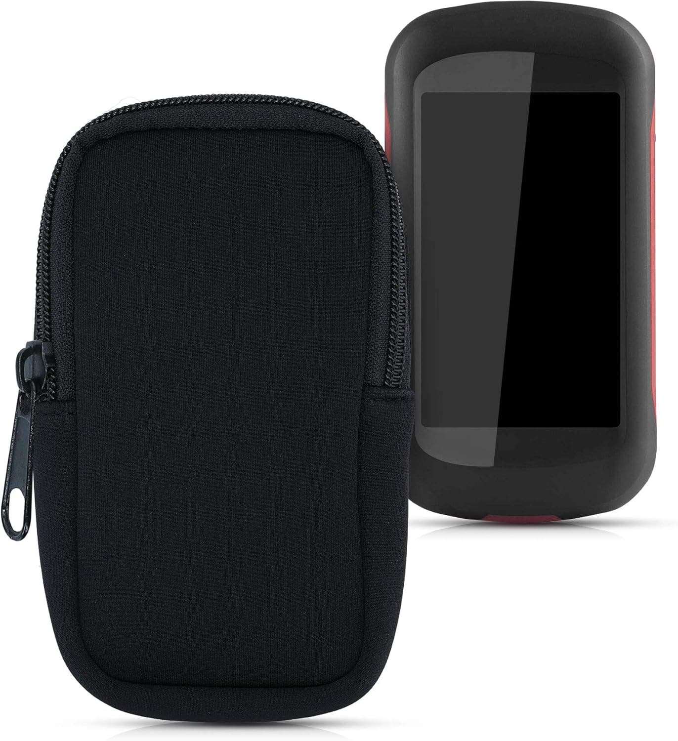 kwmobile Soft Case Compatible with Garmin Montana 610/680 / 680t - Protective Pouch for Handheld GPS - Black