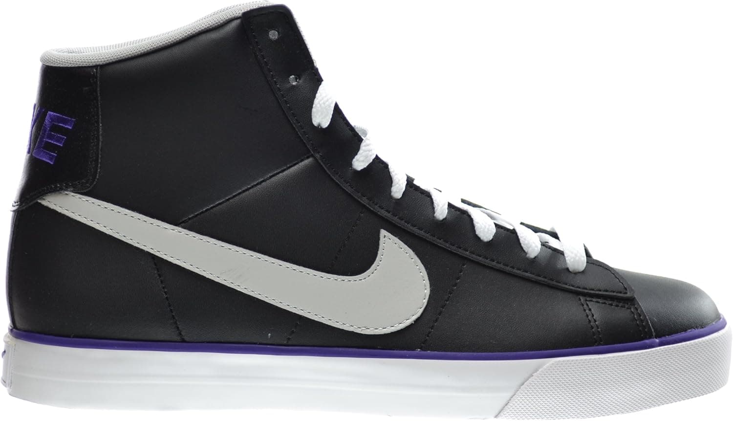 NIKE Sweet Classic High Men's Basketball Shoes Black/Dusty Grey-White-Court Purple 354701-095