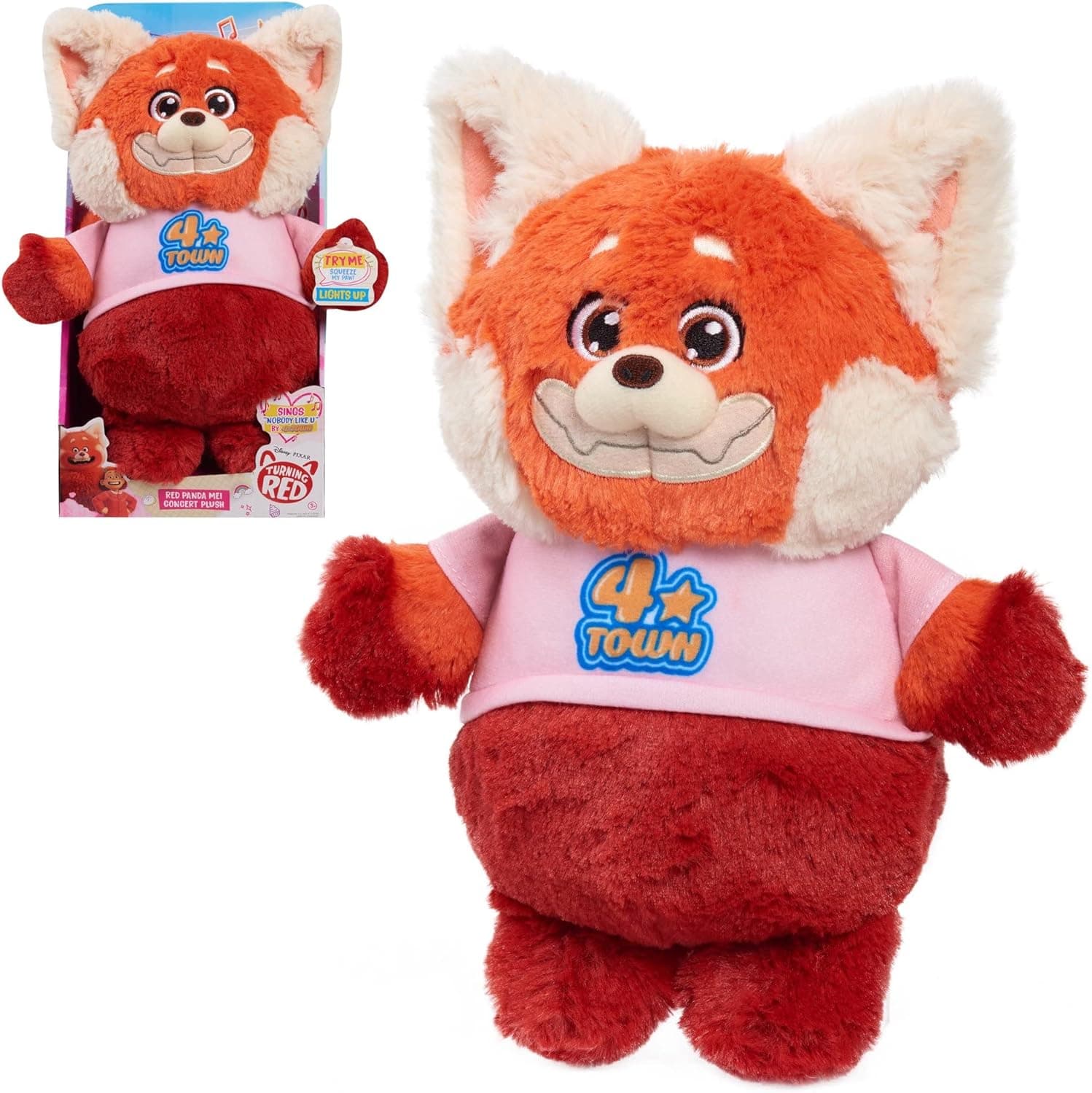Just Play Disney and Pixar Turning Red, Red Panda Mei Concert Plush
