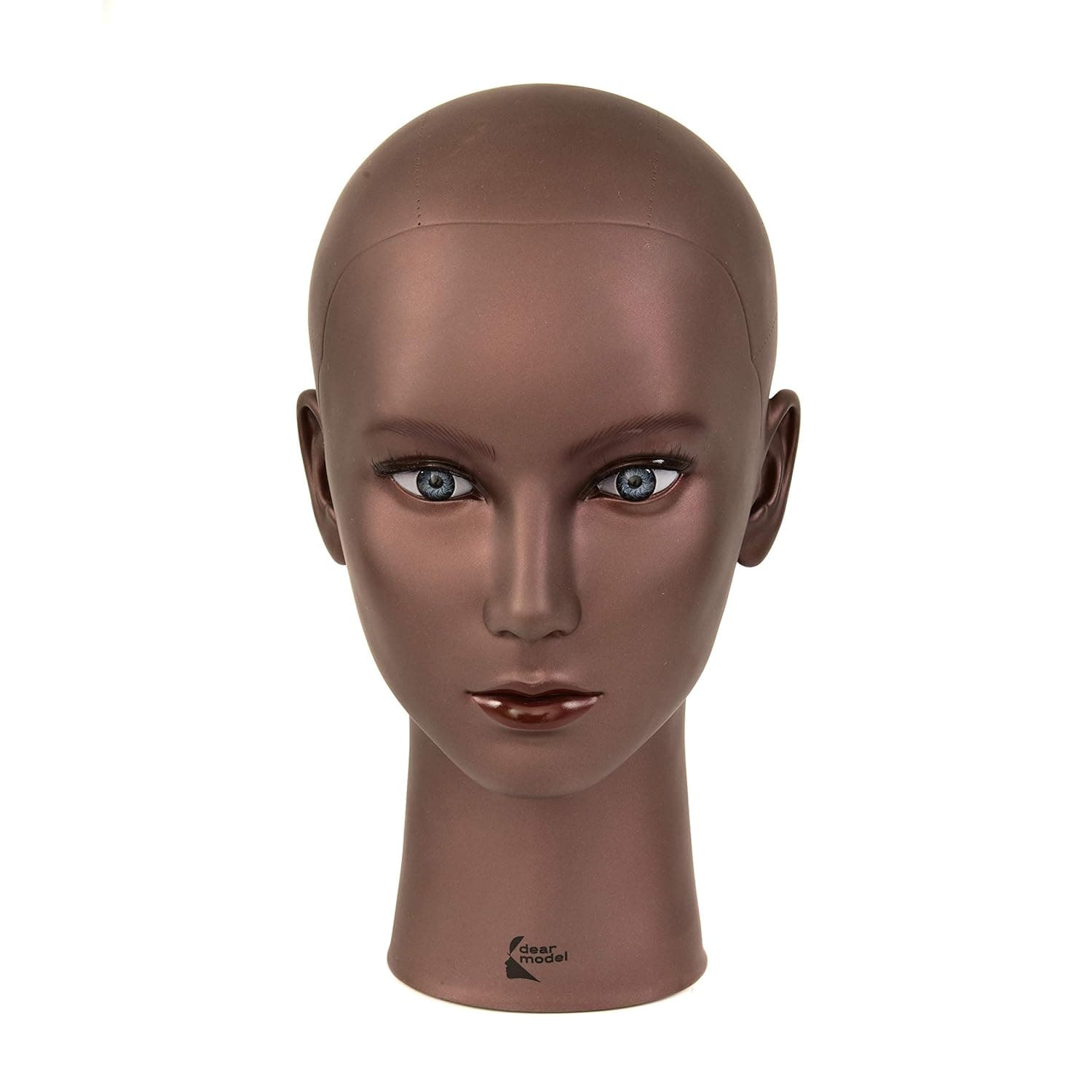 Dear Model Black Red Bald Mannequin Head Female Doll Bald Manikin wig display styling Head (0GA05)