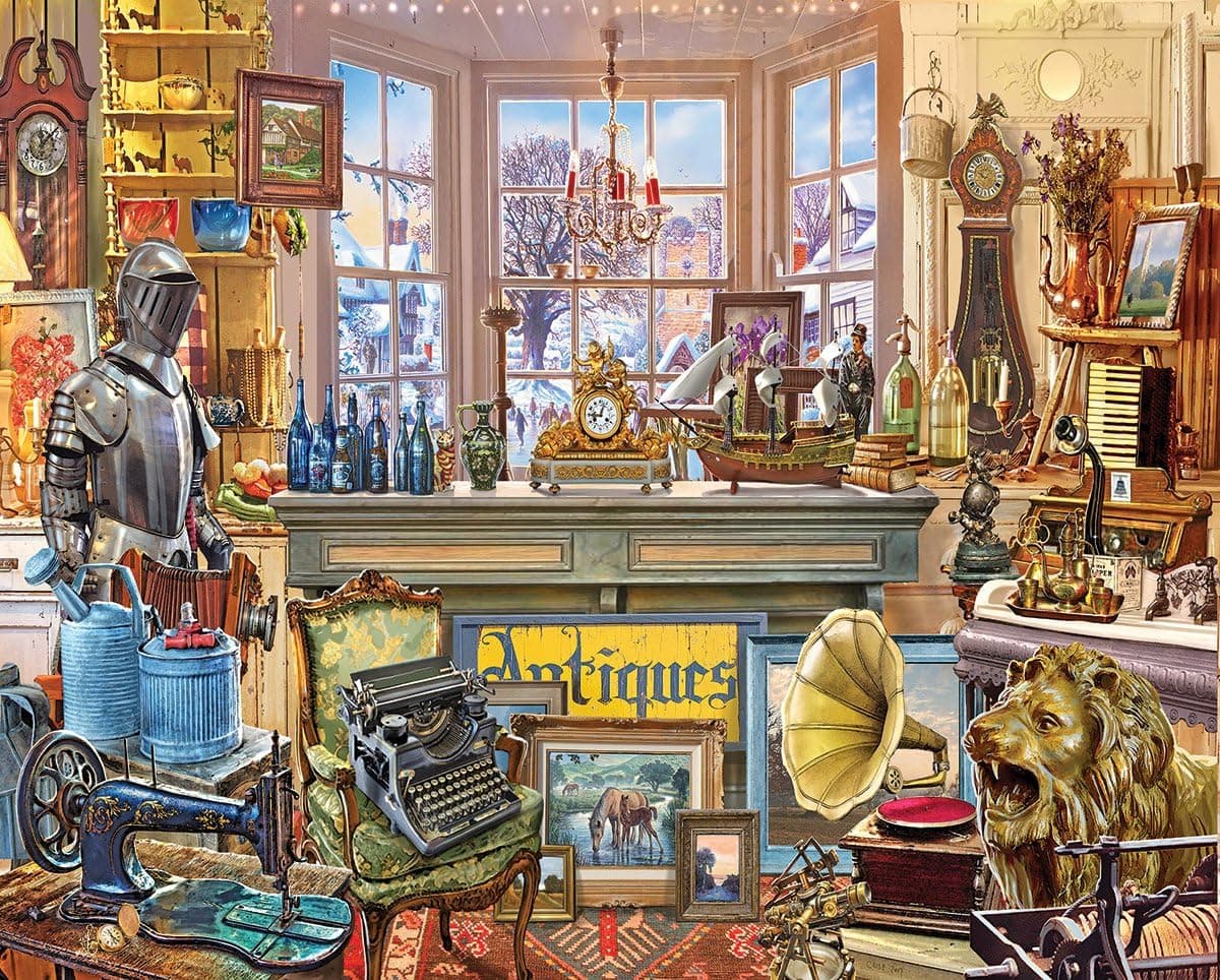 White Mountain Puzzles Antique Shoppe - 1000 Piece Jigsaw Puzzle