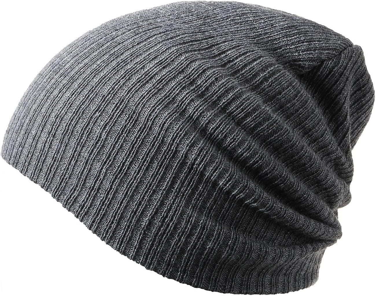 Winter Hats Knitted Slouchy Warm Beanie Caps Unisex Classic Solid Color Hat