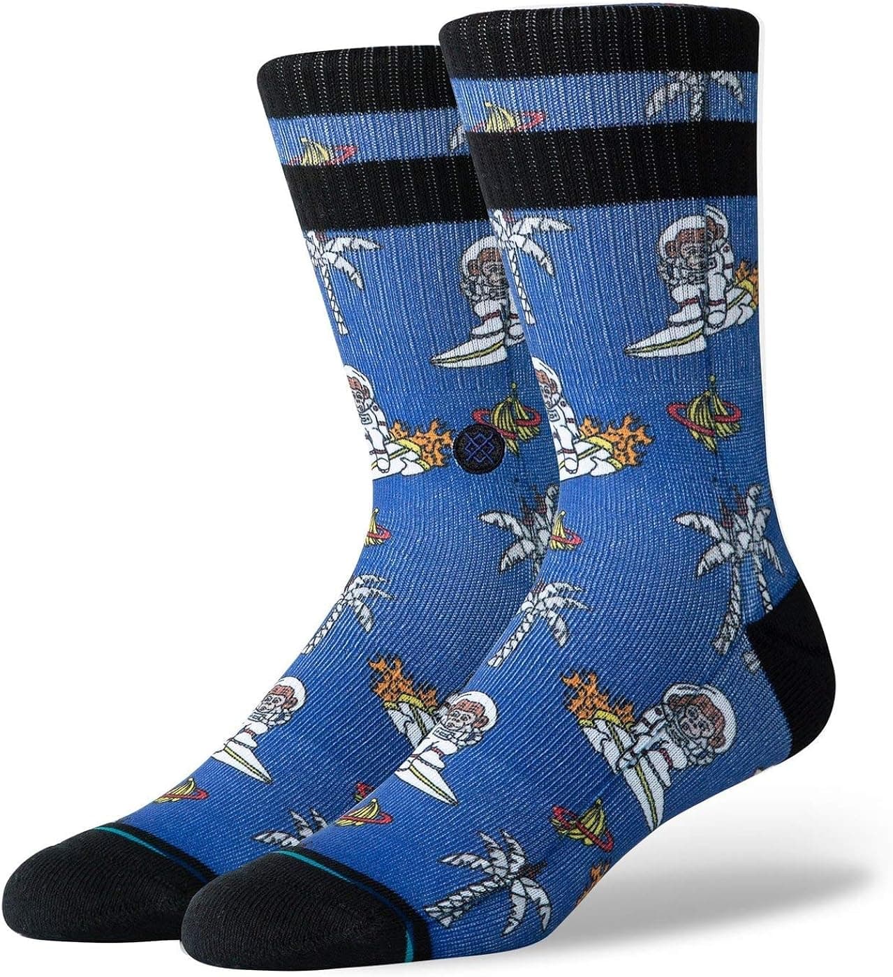 Stance Space Monkey Blue Large (Men's Shoe 9-12)