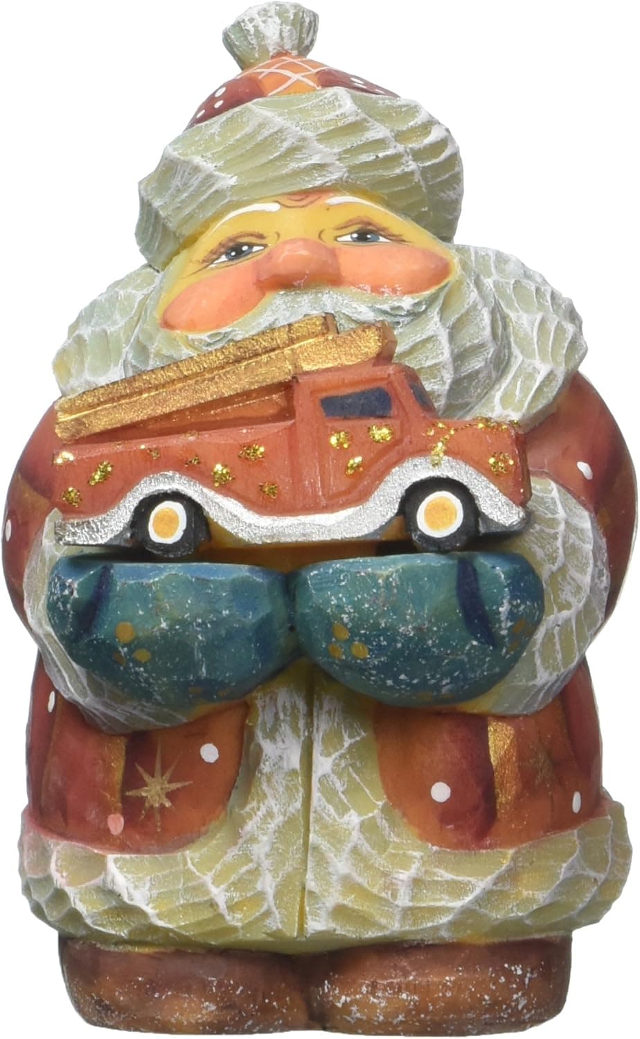 G. Debrekht Mini Firefighter Santa, 4"