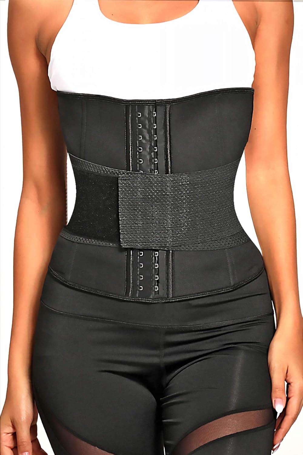DOISPON Women's Waist Trainer Neoprene Corset Sweat Band Sauna Wrap Body Shaper for Gym Workout Tummy Control -3XL: 36'' Suggest Waistline 34~36''