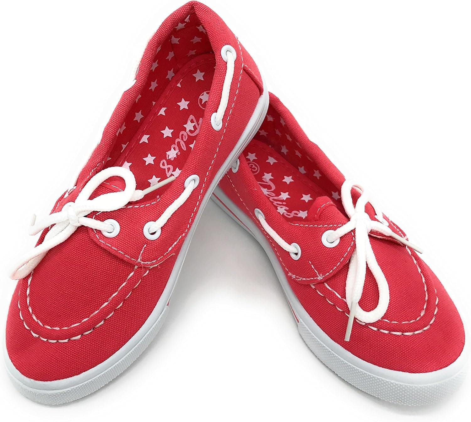 EASY21 Baby Toddler Girs Canvas Casual Sneaker Shoes,Coral82,3 M US Little Kid