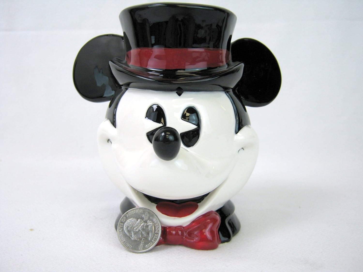 Disney "Pie Eyed" Mickey Mouse Ceramic Vase in gift box