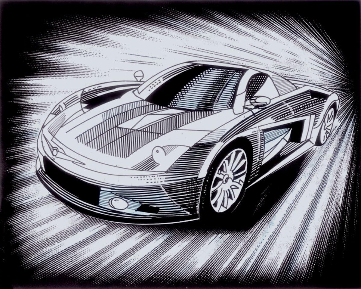 Reeves Car Scraperfoil Artwork, Silver