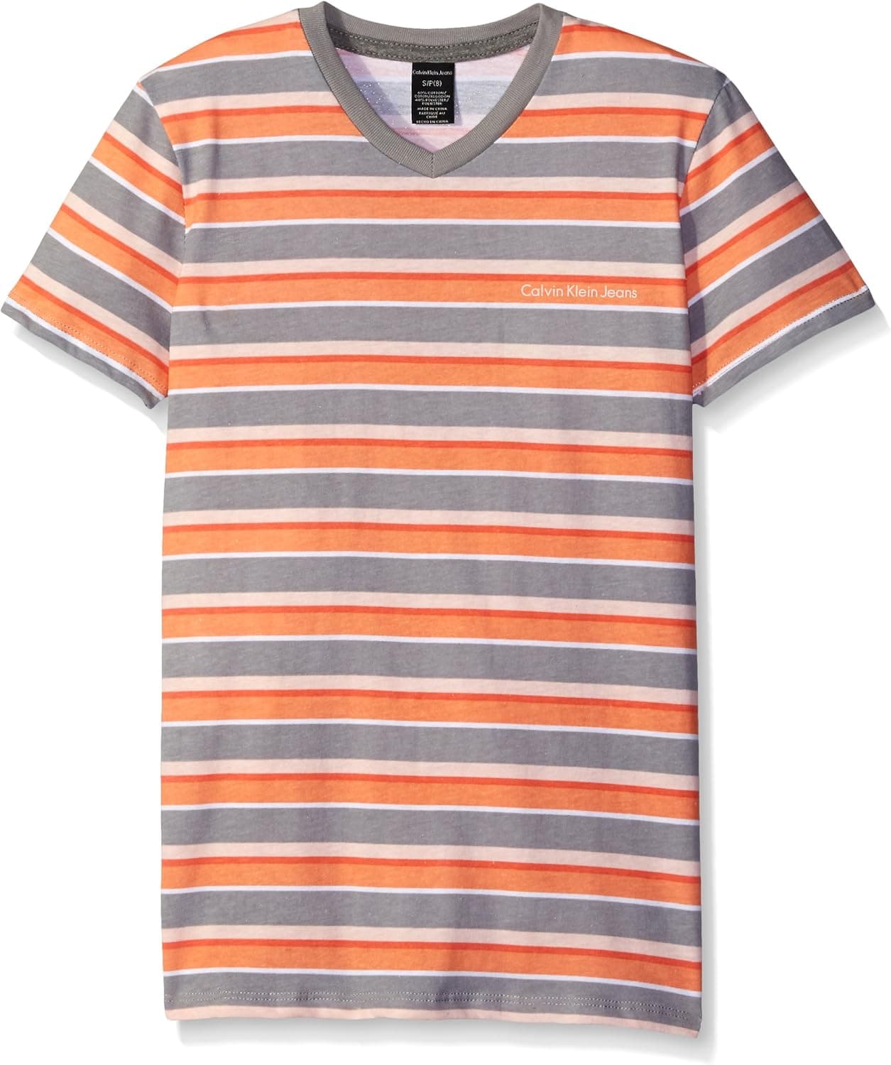 Calvin Klein Big Boys' Logan V Neck Tee