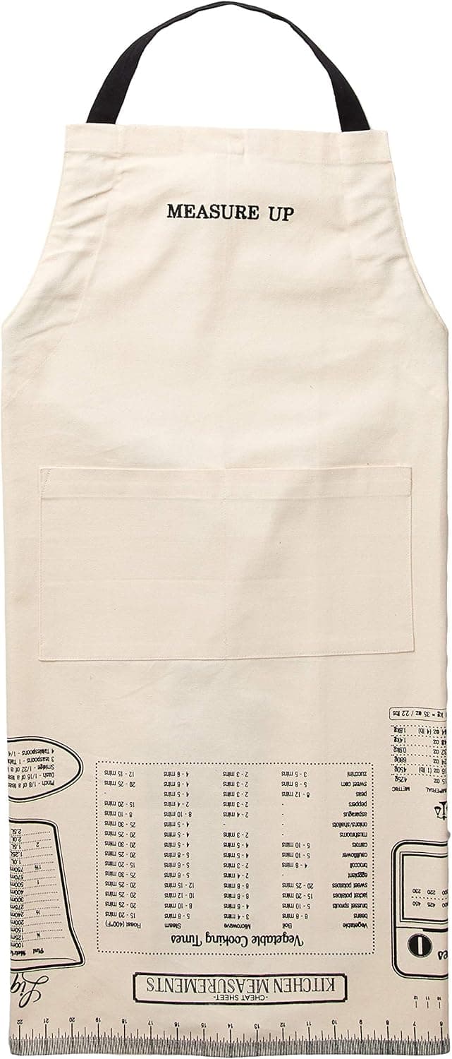 DII Measure Up Printed Chef Apron, Multi